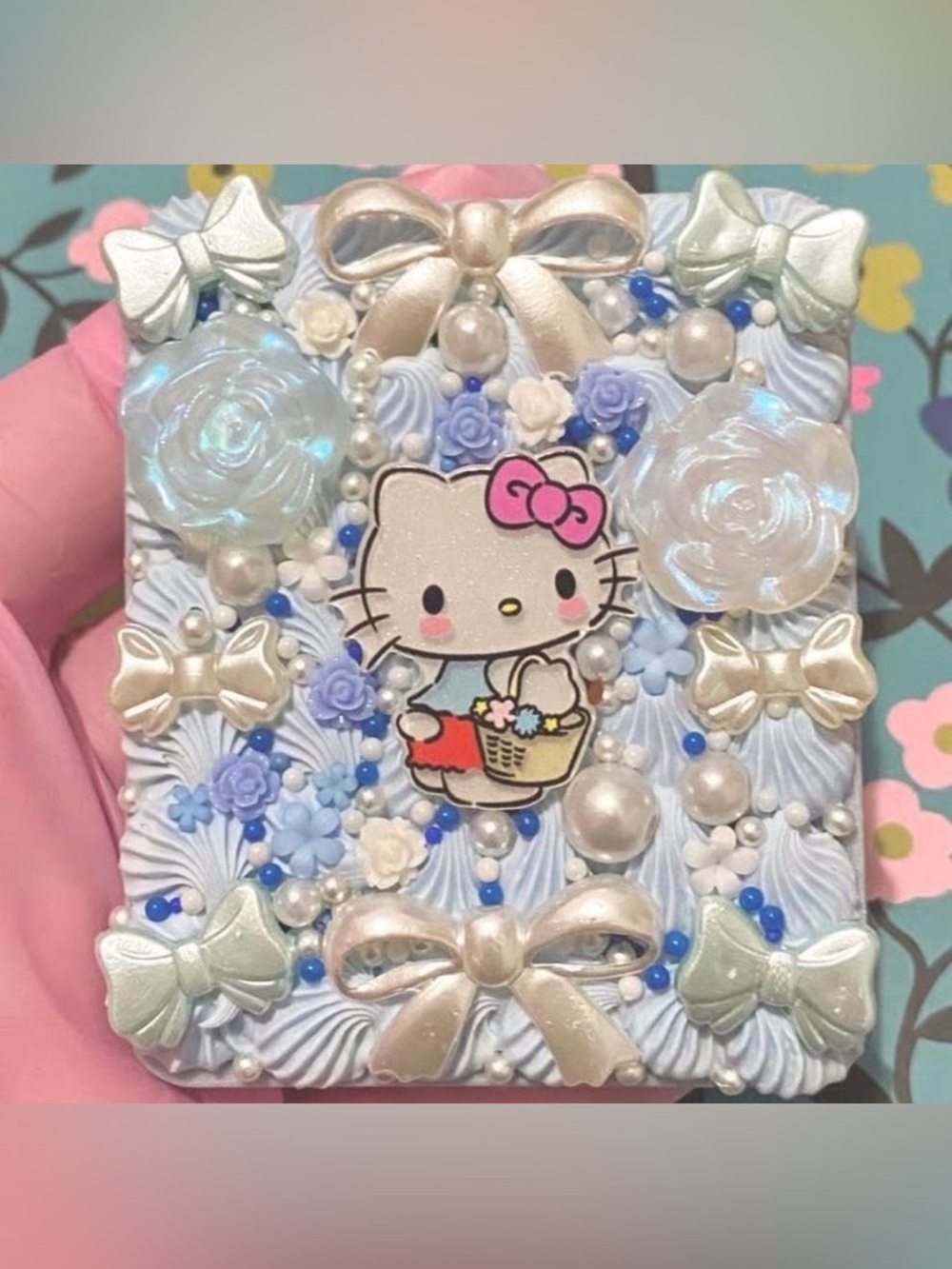Sanrio Hello Kitty Kawaii Decoden Compact Mirror